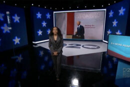 MILWAUKEE, WI - AUGUST 19: In this screenshot from the DNCC’s livestream of the 2020 Democratic National Convention, actress and activist Kerry Washington introduces former U.S. President Barack Obama during the virtual convention on August 19, 2020.  The convention, which was once expected to draw 50,000 people to Milwaukee, Wisconsin, is now taking place virtually due to the coronavirus pandemic.  (Photo by DNCC via Getty Images)  (Photo by Handout/DNCC via Getty Images)