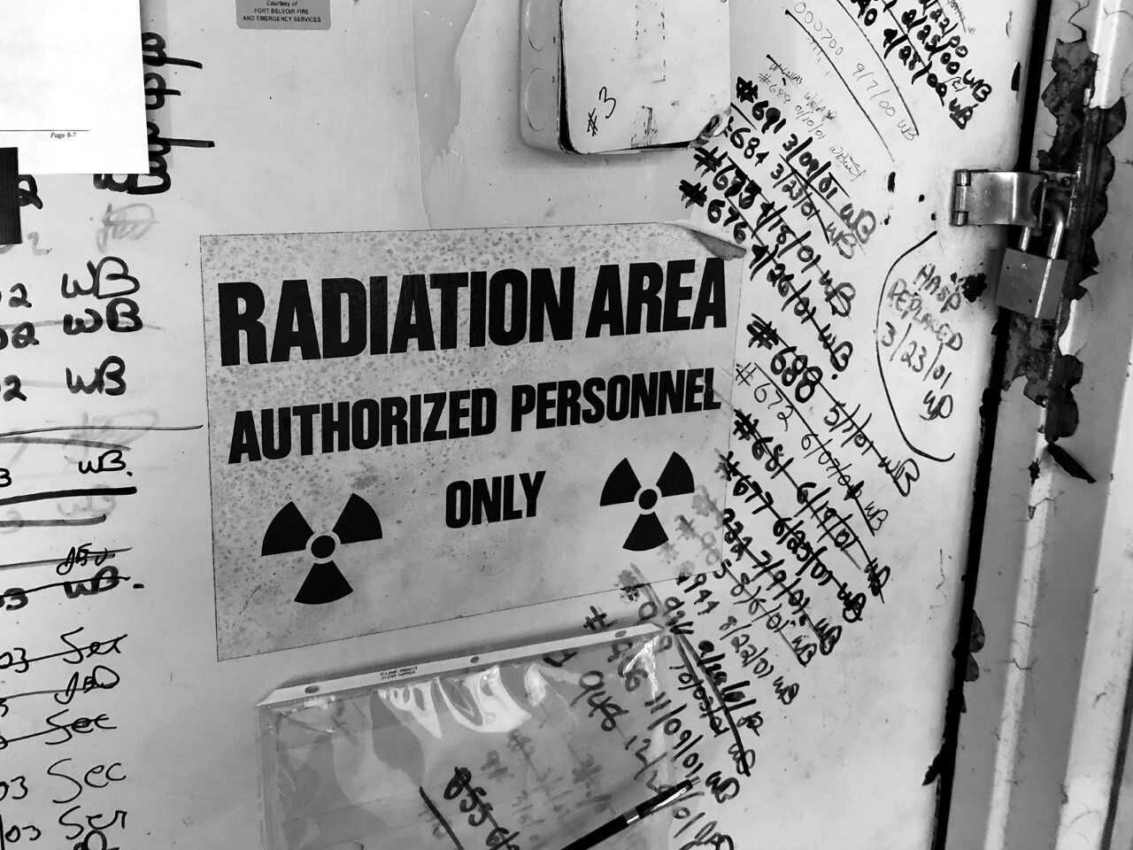 radiation area door belvoir