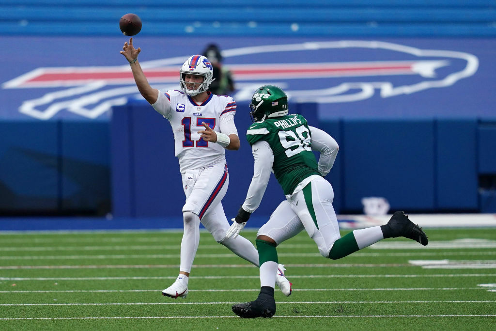 <p><b><i>Jets 17</i></b><br />
<b><i>Bills 27</i></b></p>
<p>Josh Allen carved up a Jets defense that sure could use a guy like Jamal Adams, who is <a href="https://profootballtalk.nbcsports.com/2020/09/13/jamal-adams-im-not-used-to-seeing-my-offense-score-38-points/">still taking shots at his old team from afar</a> &#8230;</p>
