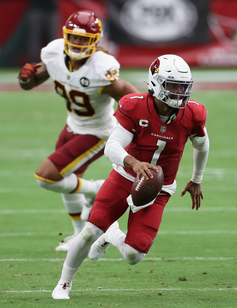 <p><b><i>Washington 15</i></b><br />
<b><i>Cardinals 30</i></b></p>
<p>Ron Rivera was right to be anxious about Kyler Murray. Three total touchdowns and 353 total yards all on his own, while Washington again dug themselves a deep hole (down 20-0 at halftime). Consider this the first of several reminders that the rebuilding effort in Ashburn will not be instant.</p>

