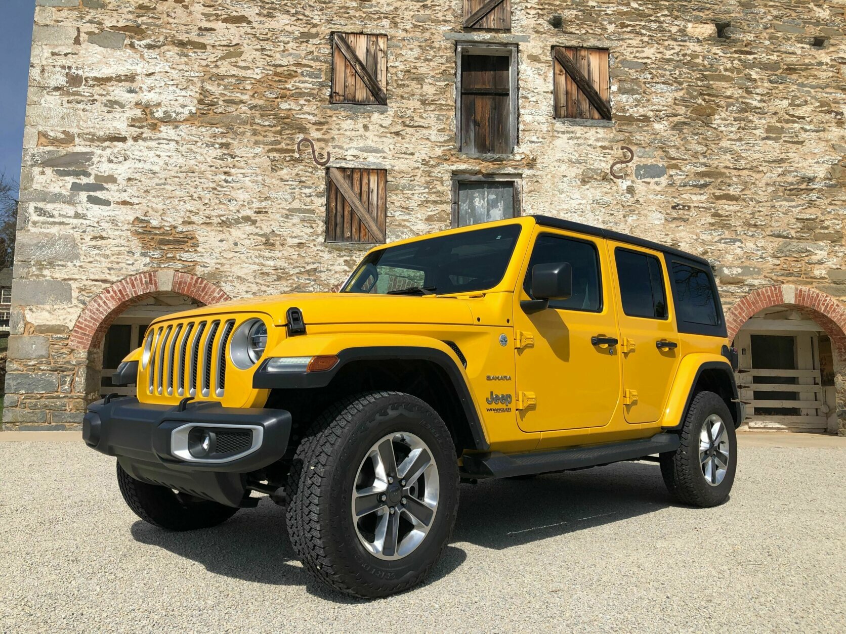 Exterior of the 2020 Jeep Wrangler Unlimited Sahara