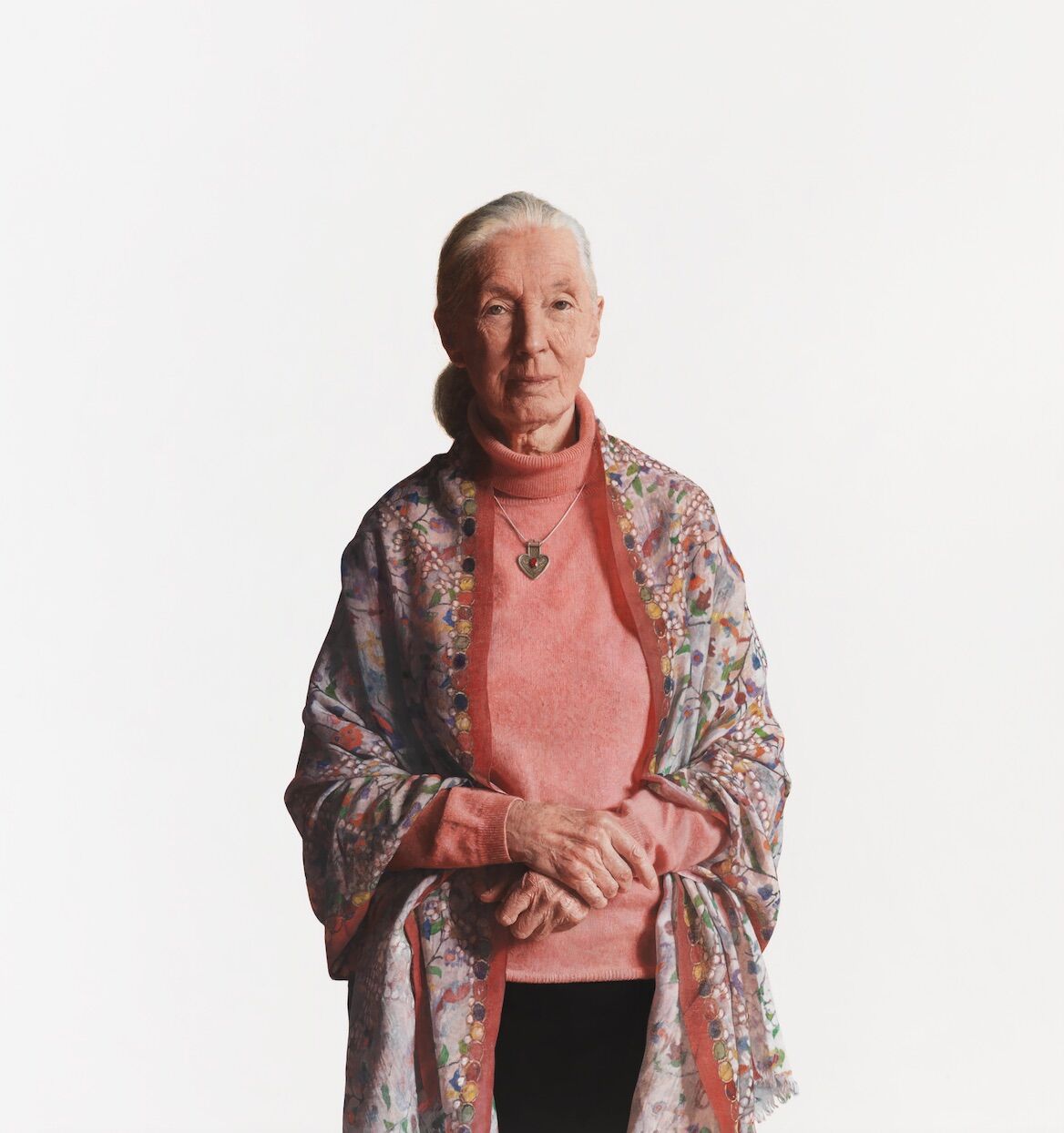 <p>This oil-on-canvas portrait of Jane Goodall was painted by Robert McCurdy in 2020.</p>

