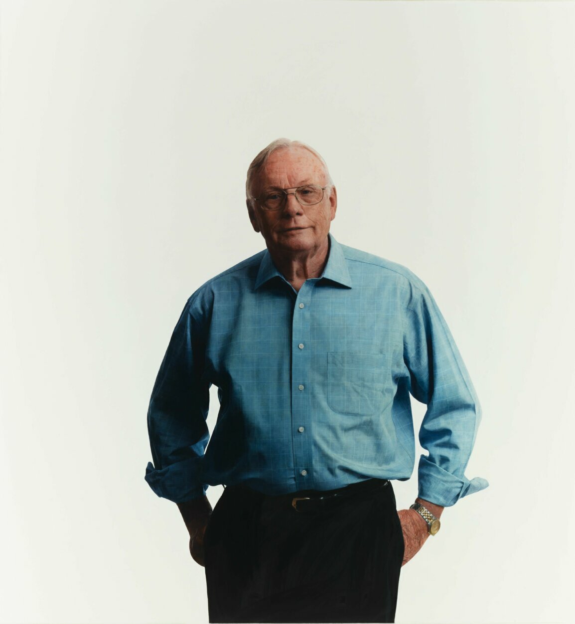 <p>This oil-on-canvas portrait of Neil Armstrong was painted by Robert McCurdy in 2012.</p>
