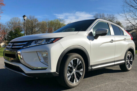 Exterior of the Mitsubishi Eclipse Cross.