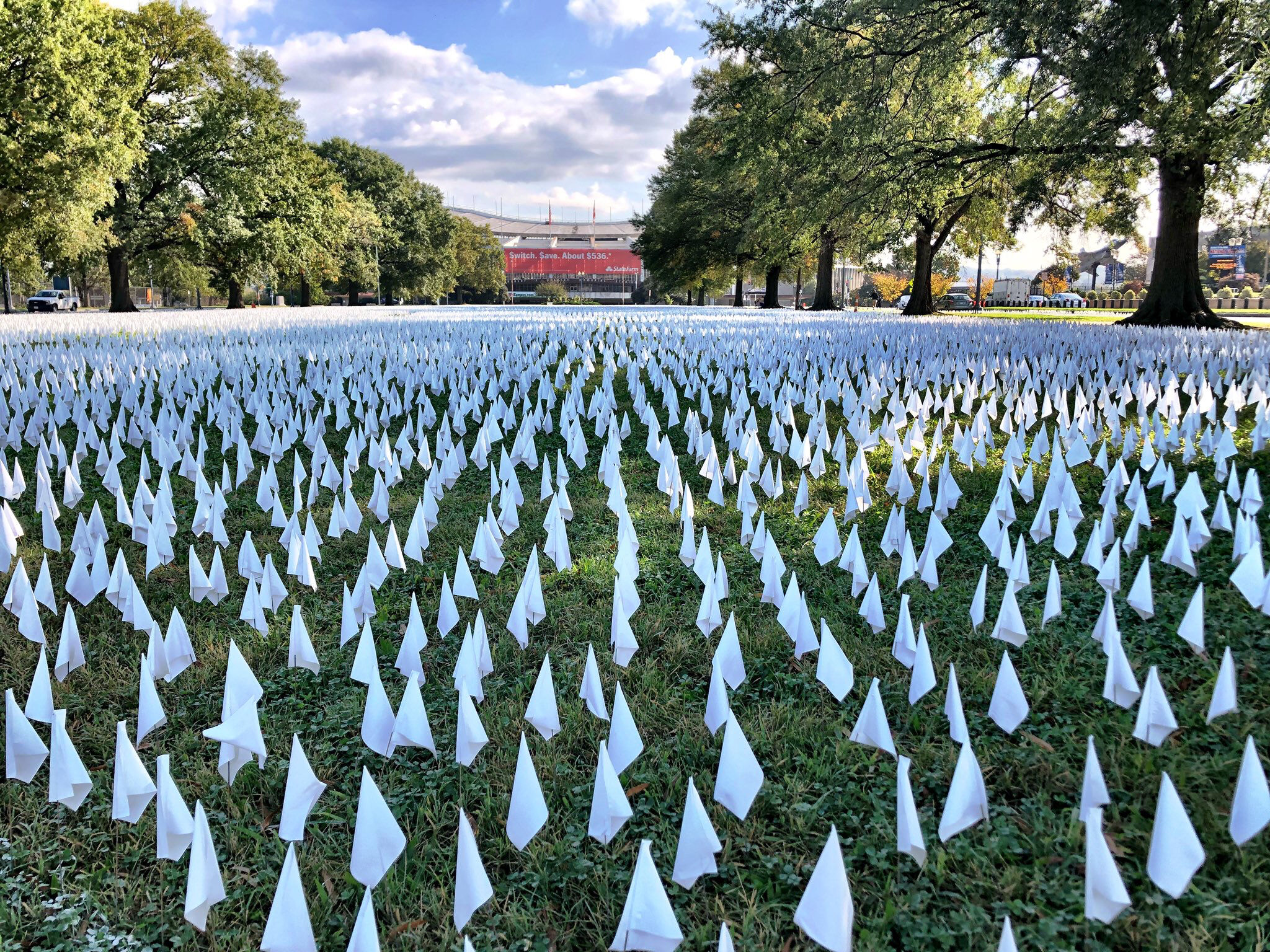 COVID-19 Memorial At State Farm Stadium