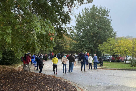 1st day of early voting breaks highest single-day early voting record in Maryland