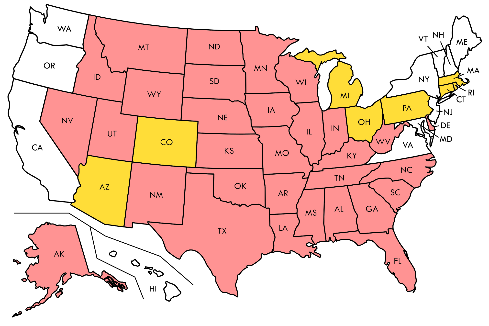 39 States On DC s Latest High risk Coronavirus List WTOP News