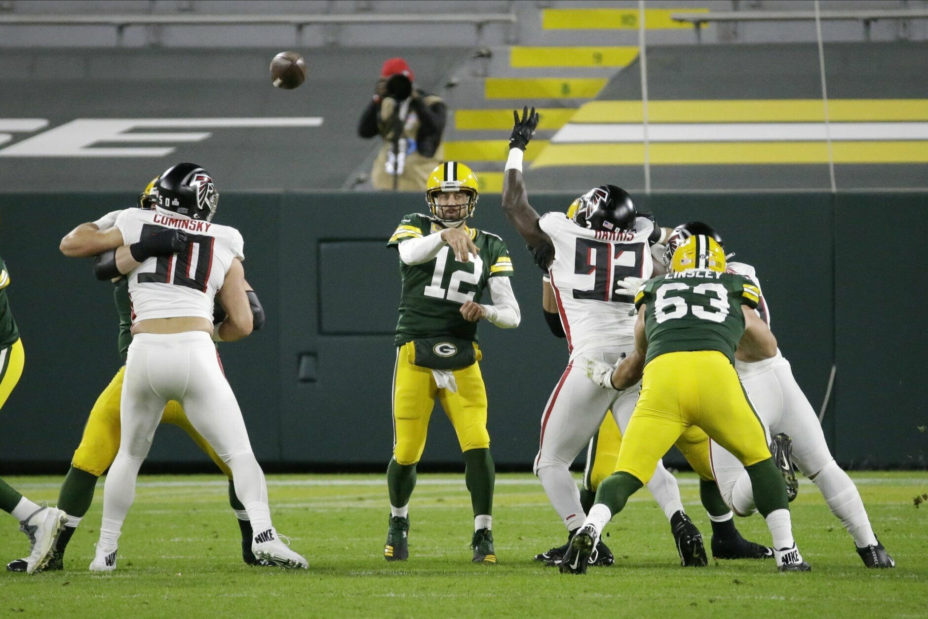 <p><b><i>Falcons 16</i></b><br />
<b><i>Packers 30</i></b></p>
<p>Look, I get that Atlanta&#8217;s secondary is banged up badly. But Aaron Rodgers didn&#8217;t have his top two receivers and still had a near-perfect passer rating to stay undefeated on Monday Night Football since 2014. Green Bay looks like the team to beat in the NFC.</p>
