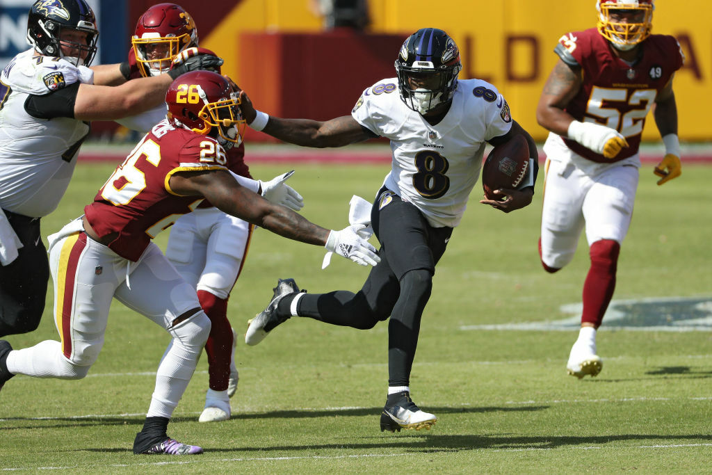 <p><b><i>Baltimore 31</i></b><br />
<b><i>Washington 17</i></b></p>
<p>If <a href="https://www.espn.com/nfl/story/_/id/29998669/baltimore-ravens-lamar-jackson-calls-kansas-city-chiefs-our-kryptonite">Kansas City is Baltimore’s Kryptonite</a>, Washington is the Ravens’ yellow sun (Superman fans <a href="https://superman.fandom.com/wiki/Photonucleic_Effect">get this</a>). But history suggests Baltimore would have been better off losing: The Ravens have only ever won a Super Bowl after losing to Washington in the regular season, so this might actually be another win for the Chiefs.</p>
<p>And forget the Battle of the Beltways. We&#8217;re all rooting for Ron Rivera to win his battle against cancer, and Sunday was <a href="https://wtop.com/washington-football/2020/10/rivera-stays-strong-while-battling-cancer-on-sideline/" target="_blank" rel="noopener">a great show of support</a>.</p>

