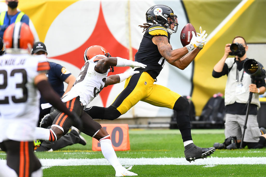 <p><b><i>Browns 7</i></b><br />
<b><i>Steelers 38</i></b></p>
<p>Pittsburgh is the first team since the 1985 Giants to record at least three sacks and an interception in each of its first five games and stopped any talk that Cleveland is ready to push its way into the division race. Losing Devin Bush is a huge blow, but the Steelers-Ravens rivalry is about to ramp up again.</p>

