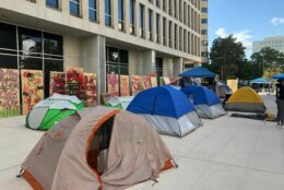 About 15 tents have been pitched outside the Department of Education building in D.C., where protestors are demanding changes to make our education system more equitable.