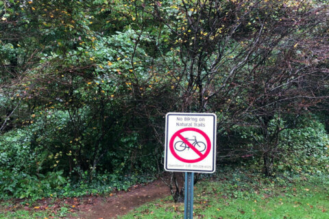 Arlington County working to keep mountain bikes off natural trails