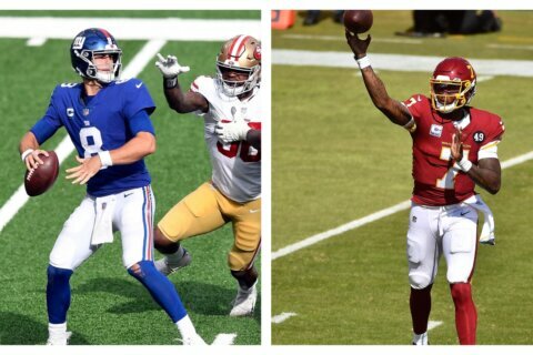 New York and Washington are singing different tunes about their second-year QBs