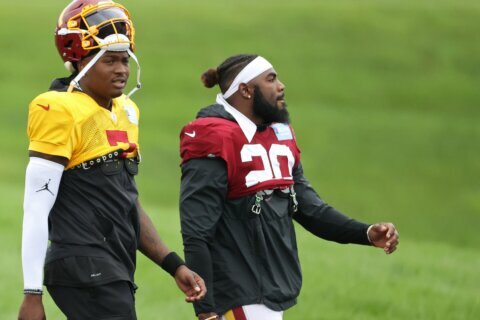 Washington safety Landon Collins was surprised by Dwayne Haskins’ benching