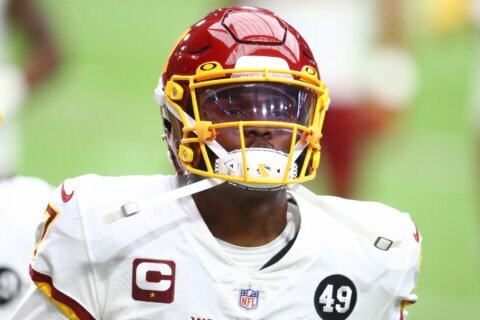 Report: Dwayne Haskins remains out of practice, took COVID test Thursday