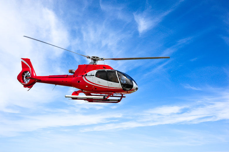 Lowflying helicopters over DC assessing radiation ahead of