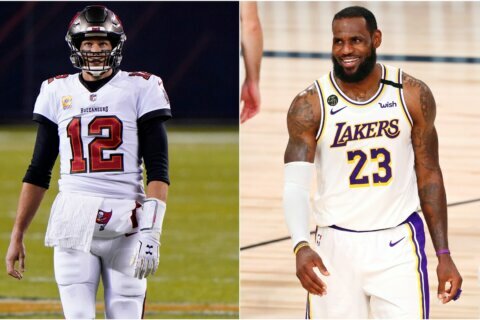 ‘Washed up’ LeBron James thanks Tom Brady after winning 4th title