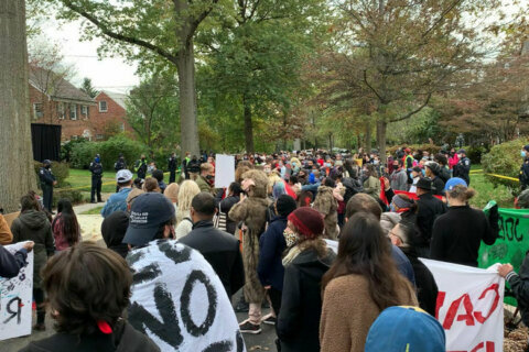 Trick-or-Treat? Rent relief march arrives at DC Mayor’s doorstep on Halloween