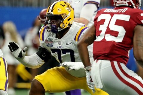 Washington is giving Saahdiq Charles practice reps at guard because of ‘need’