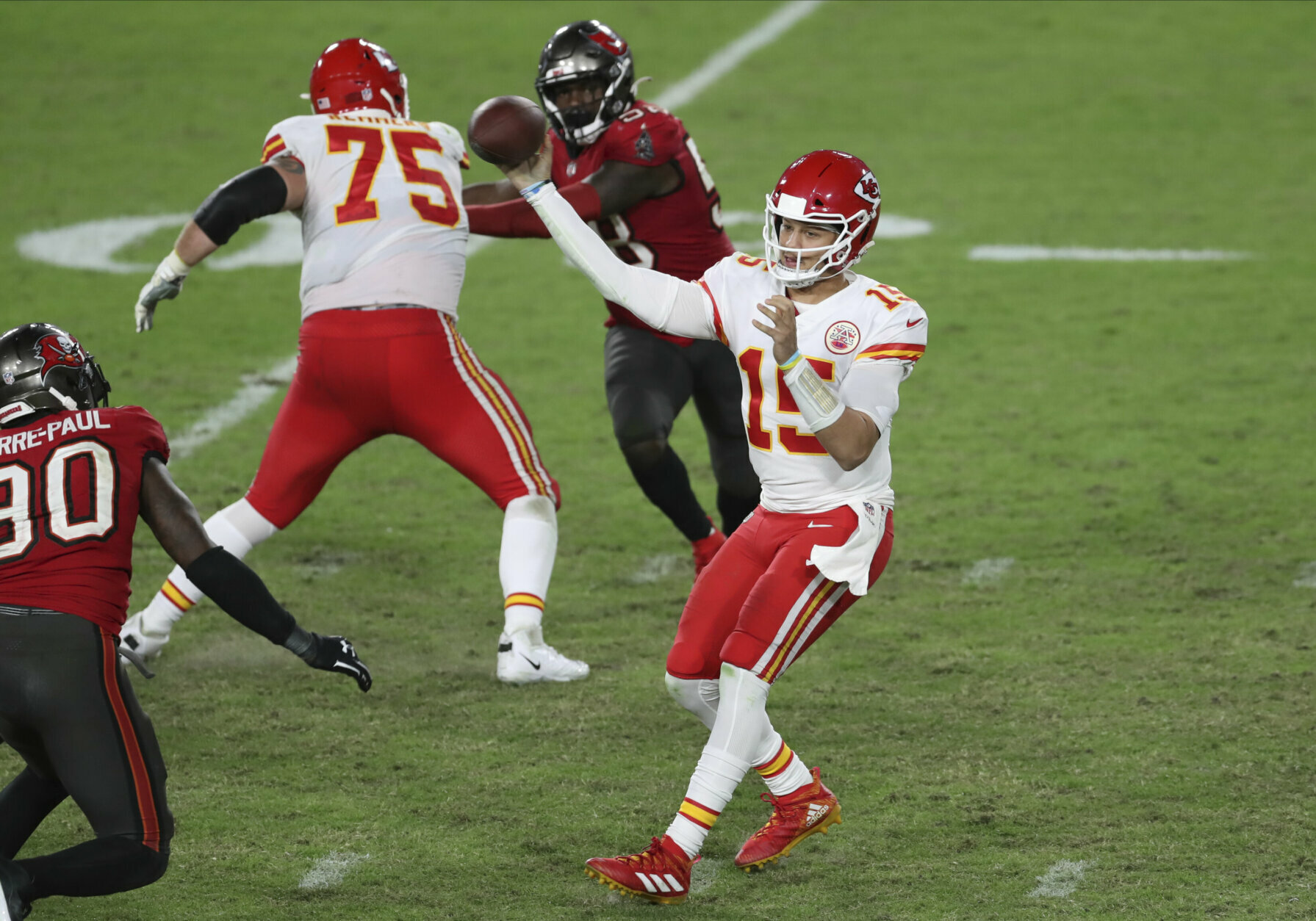 <p><b>Chiefs 27</b><br />
<b>Bucs 24</b></p>
<p>This was everything you&#8217;d want from a game pitting Patrick Mahomes against Tom Brady: almost 800 passing yards, six passing touchdowns and only three points separating the two teams at the end. Playoff ramifications aside, the GOAT really needed this win to get <a href="https://www.joebucsfan.com/2020/11/its-just-a-matter-of-each-and-every-week-if-the-quarterback-plays-well-or-not/" target="_blank" rel="noopener">his coach off his back</a>.</p>
