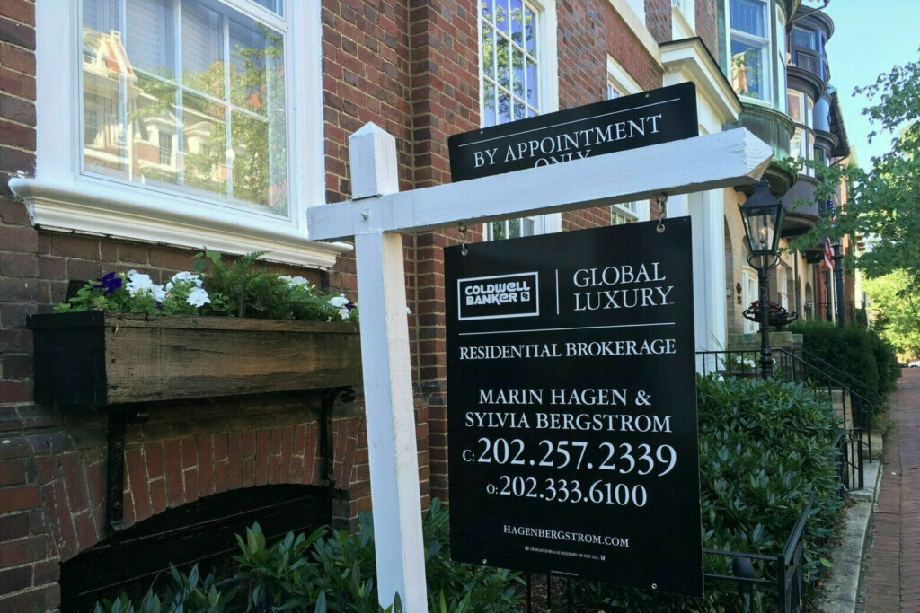 DC home for sale sign