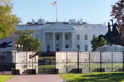 More ‘anti-scale’ fencing in place around White House in time for Election Day