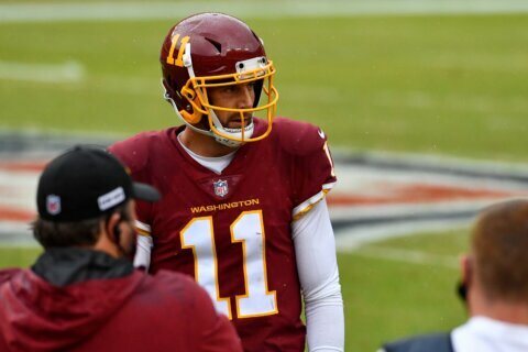 Alex Smith is focused on Washington playing its best football in December