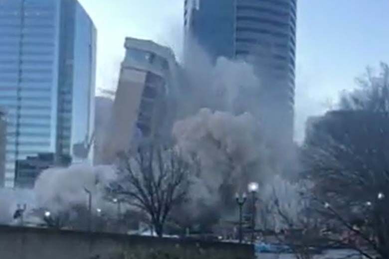 VIDEO: Rosslyn skyline changes following hotel implosion