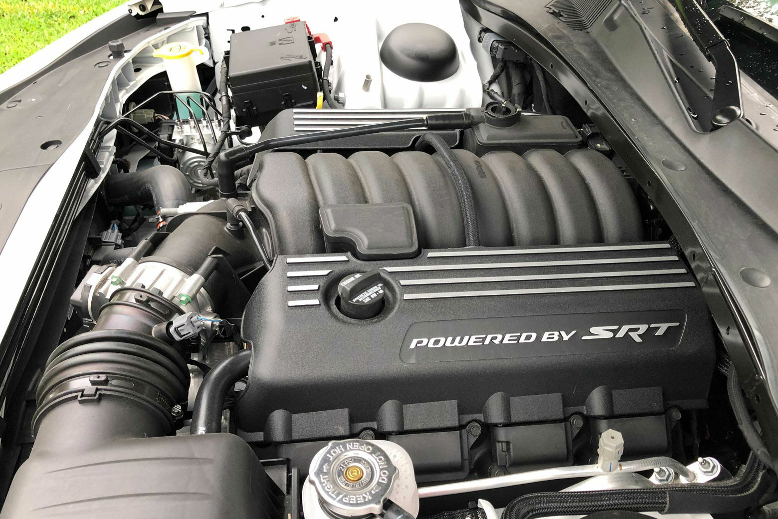 Motor of the Dodge Charger R/T Scat Pack
