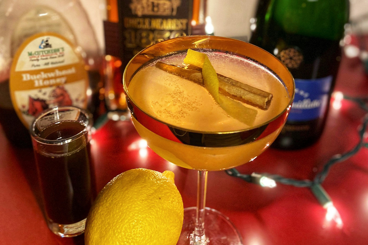<p>Tracie Franklin, a former whiskey ambassador who is studying to be a master distiller, loves a whiskey sour because it&#8217;s so versatile, she said. It&#8217;s good for New Year&#8217;s Eve because a home bartender can handle the basic preparation, but it can be made festive with an infused syrup.</p>
<p><span style="font-weight: 400;">&#8220;When you&#8217;re making a whiskey sour, do you want to have a bourbon or a rye?,&#8221; she asked. &#8220;Do you want it to be an overproof? Then you get to choose which citrus. I went with lemon. We come to our sweetener. That&#8217;s where we can really get creative because making a simple syrup and infusing those is so easy.&#8221;</span></p>
<p>If you&#8217;re making a goldrush, bump up the volume of your ingredients. If you&#8217;re going to top it with sparkling wine, decrease the goldrush components and top with wine before serving. <em>See the variations in the slide below</em>.</p>
<p>&nbsp;</p>
