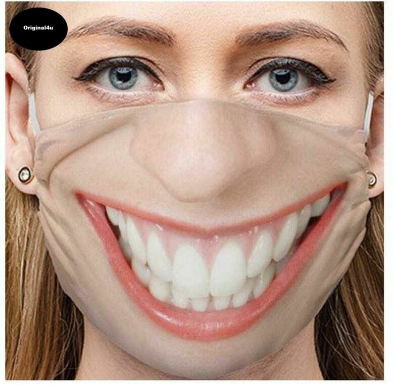 <h3><a href="https://www.etsy.com/listing/886643849/party-funny-human-3d-printing-face-mask?ga_order=most_relevant&amp;ga_search_type=all&amp;ga_view_type=gallery&amp;ga_search_query=face+mask&amp;ref=sr_gallery-1-17&amp;organic_search_click=1&amp;frs=1" target="_blank" rel="noopener">Party funny Human 3D Printing face Mask</a> ($8.99)</h3>
<p>Here&#8217;s a nice one to wear whenever children are around. The friendly smile is not terrifying at all and they&#8217;ll delight in the joy and happiness you radiate. Other options are available from this Etsy store, too.</p>
