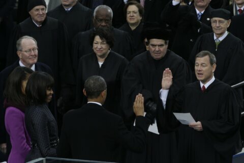 Roberts to swear in yet another president who opposed him