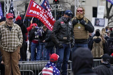 Hundreds of Trump supporters flock to DC ahead of vote