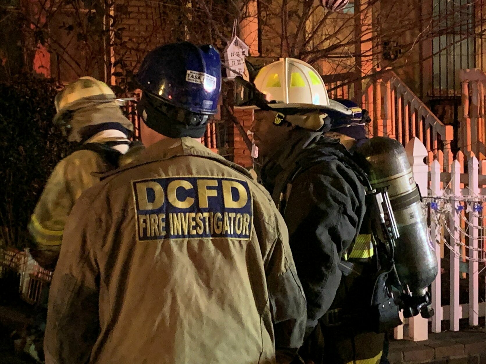 <p>D.C. Fire and EMS responds to a deadly house fire Thursday morning in Petworth.</p>
