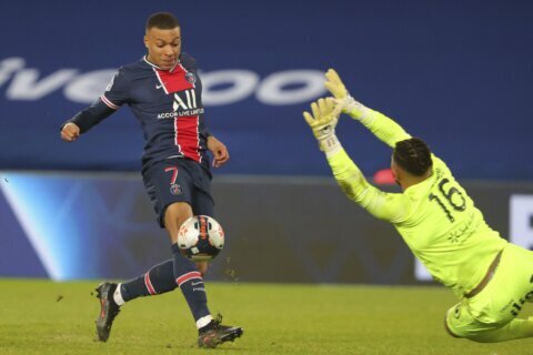 Mbappe brace as PSG routs Montpellier 4-0, Pochettino back