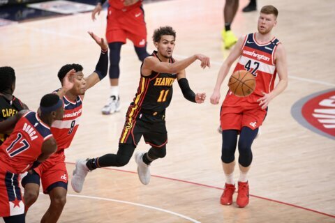 Young’s 41 points in 3-ejection game help Hawks beat Wizards