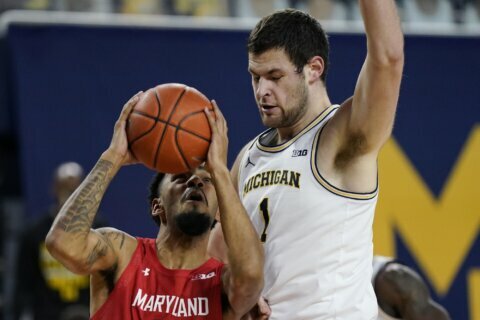 No. 7 Michigan back on track after 87-63 rout of Maryland