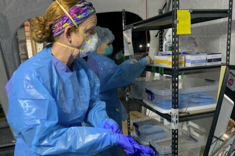 North Carolina field hospital helps fight coronavirus surge