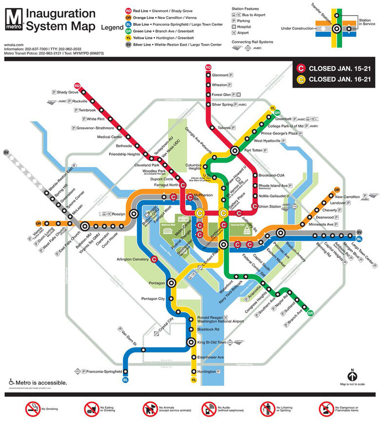 metro map inauguration 2021