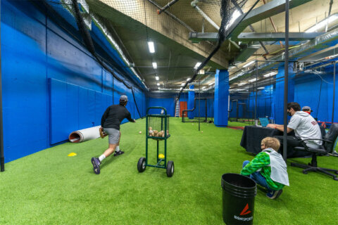 Free indoor training facility for Little Leaguers and high schoolers in Reston