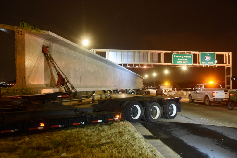 Truck’s disabled dolly stops Sousa Bridge traffic for 4 hours - WTOP News