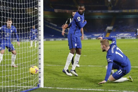 Werner ends 1,000-minute EPL goal drought, Chelsea goes 4th