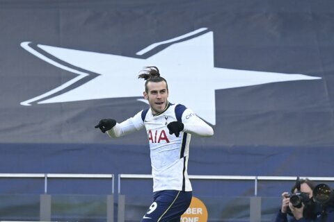 Bale scores 2 as Tottenham routs Burnley in Premier League
