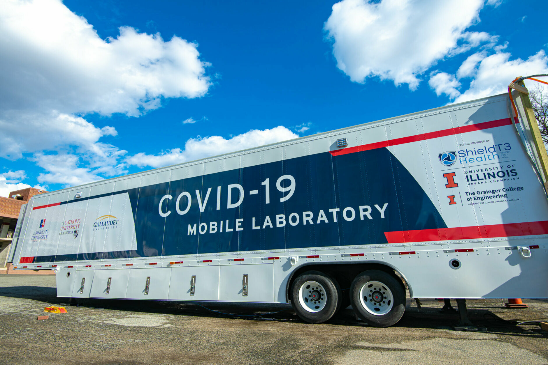 Partners American University, Catholic University of America, and Gallaudet University are launching a COVID mobile testing lab for their communities. It resides on the campus of Gallaudet University.