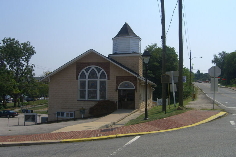 Exterior of a church.