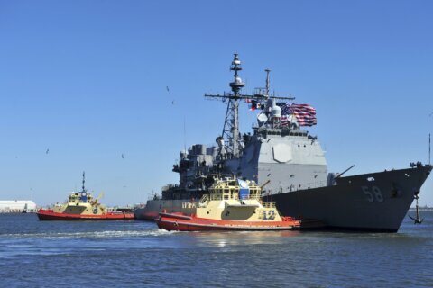 2 US Navy warships in Mideast hit by coronavirus outbreaks