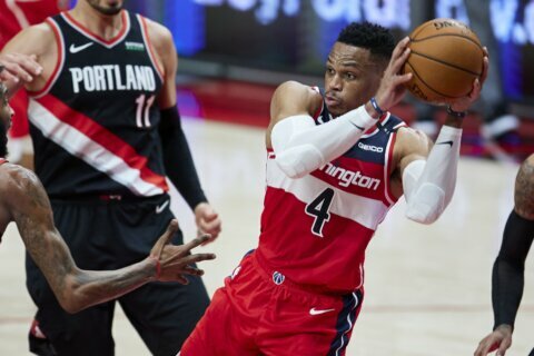 Westbrook gets triple-double as Wizards beat Trail Blazers