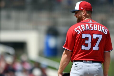 Nats put Strasburg on IL with right shoulder inflammation