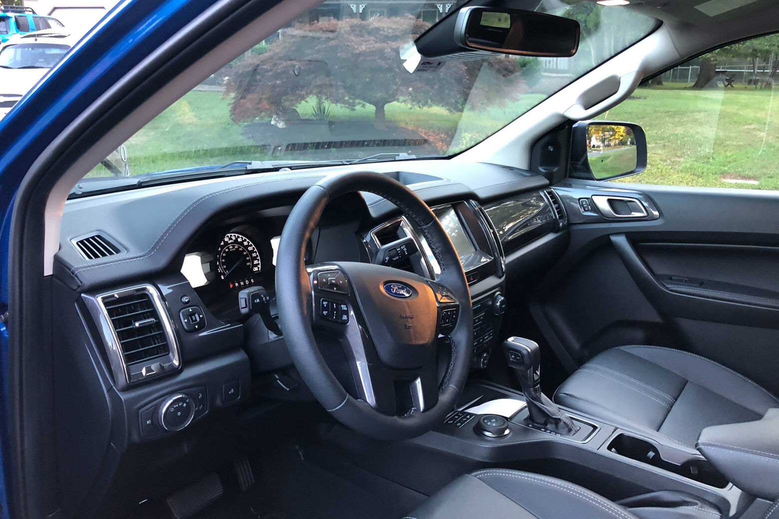 Interior of the Ford Ranger
