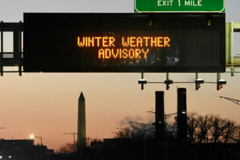 Snow moves away from DC region, but roads could refreeze